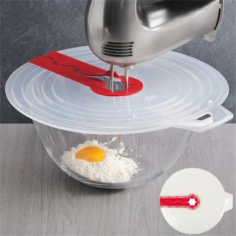 Healthy Kitchen Gadgets - Beat Eggs Mixer-Abdeckung, Mixer-Spritzschutz, Schneebesen, Rührschüssel-Deckel,