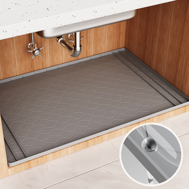Kitchen Gadgets Cabinet - Silikon-Unterwaschbeckenmatte, Küchenzubehör, Regalunterlage, Schrankschutz, Aufbewahrung für