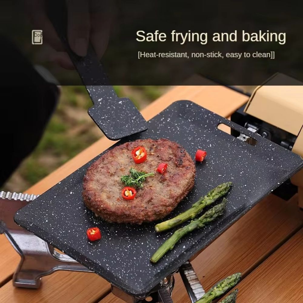 Cast Iron Skillet - F5 20*13cm BBQ-Grillpfanne für Herdplatten, Gusseisen-Grillplatte,