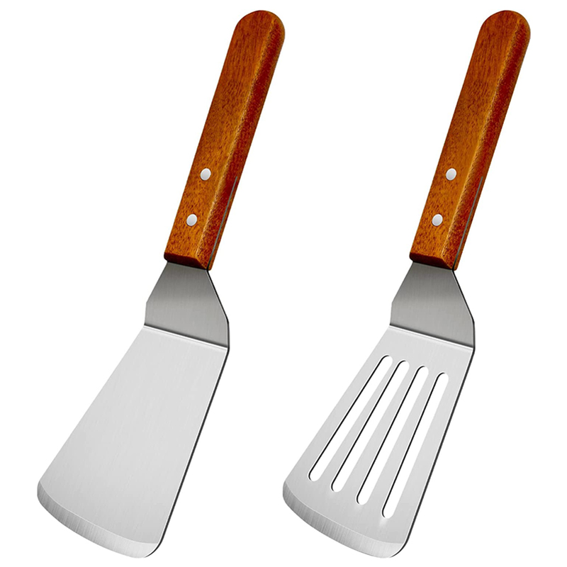 Cast Iron Skillet - Metalls patel für Gusseisen pfanne, Fischei-Grill-Schlitz