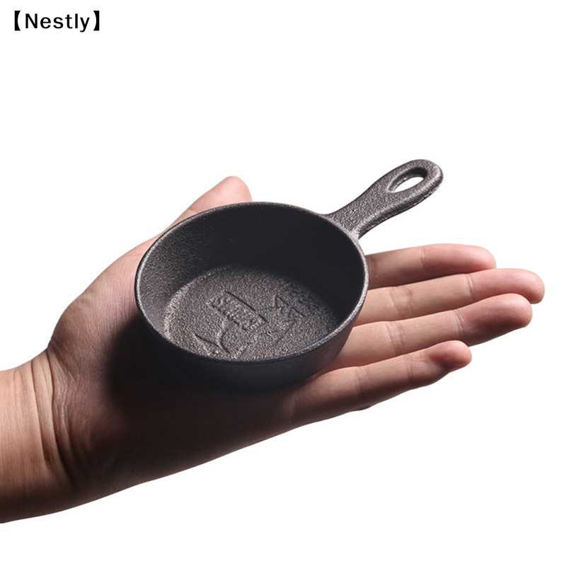 Cast Iron Skillet - 8,5 cm Mini-Pfanne aus Gusseisen, antihaftbeschichtete