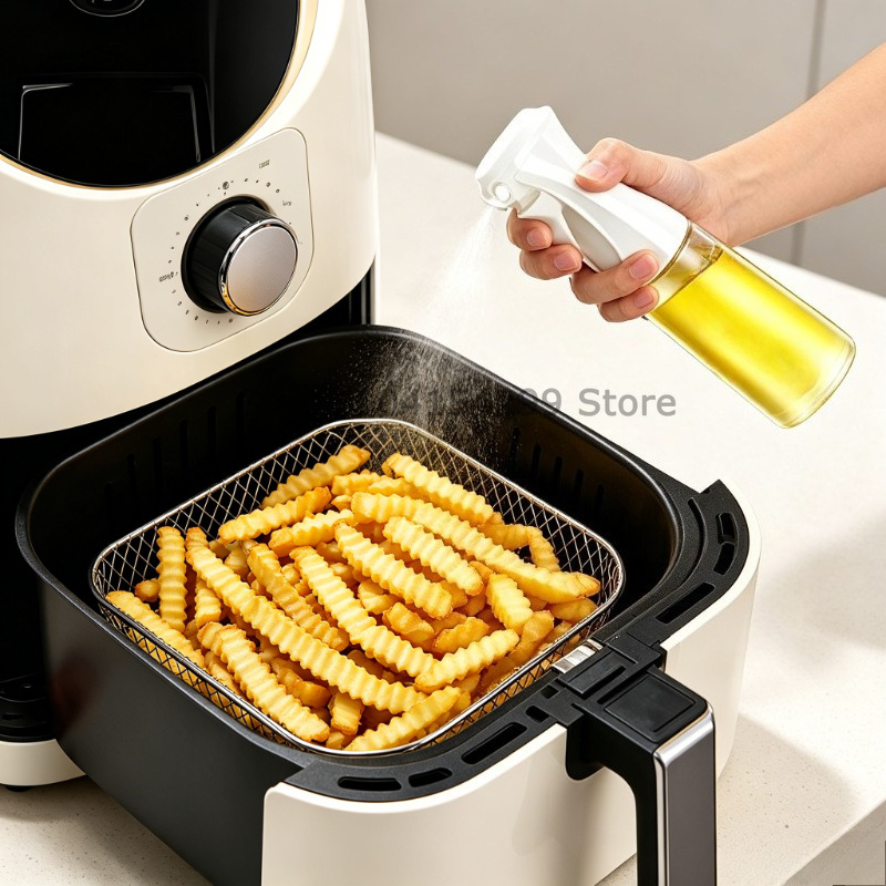 Oil Mister Spray Bottle - Ölspray zum Kochen - Olivenöl-Sprühflasche, Wiederverwendbarer