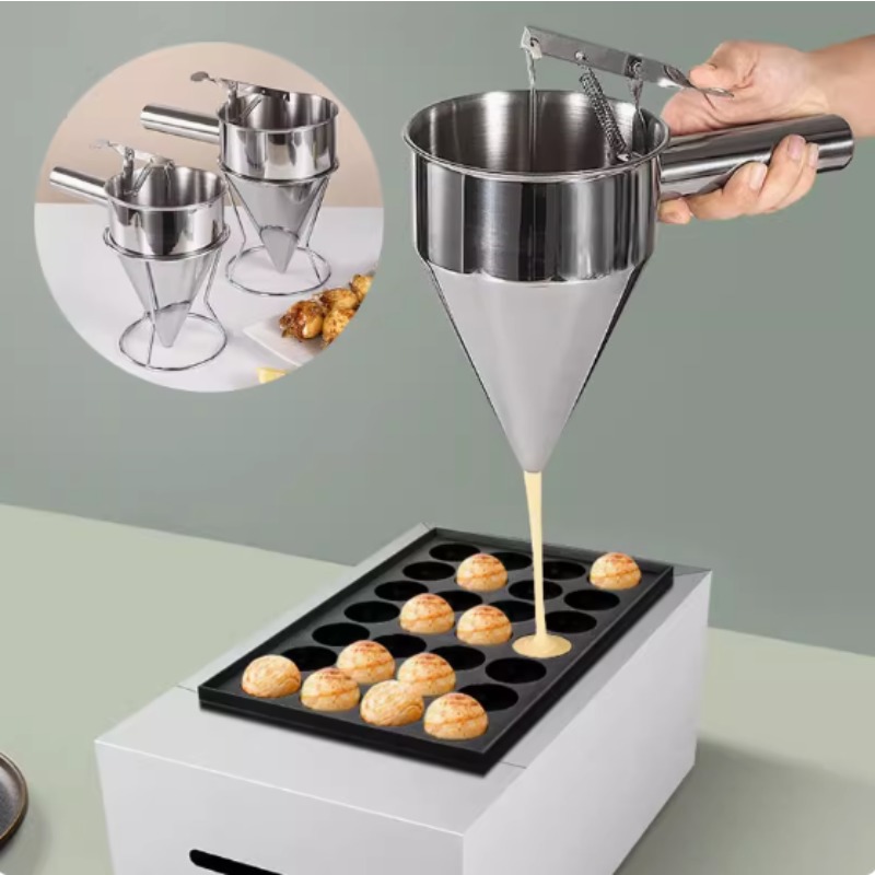 Kitchen Gadgets Design - 600/1200ML Edelstahl Flüssigkeitsspender, Oktopus-Ball-Tool, Küchenzubehör mit