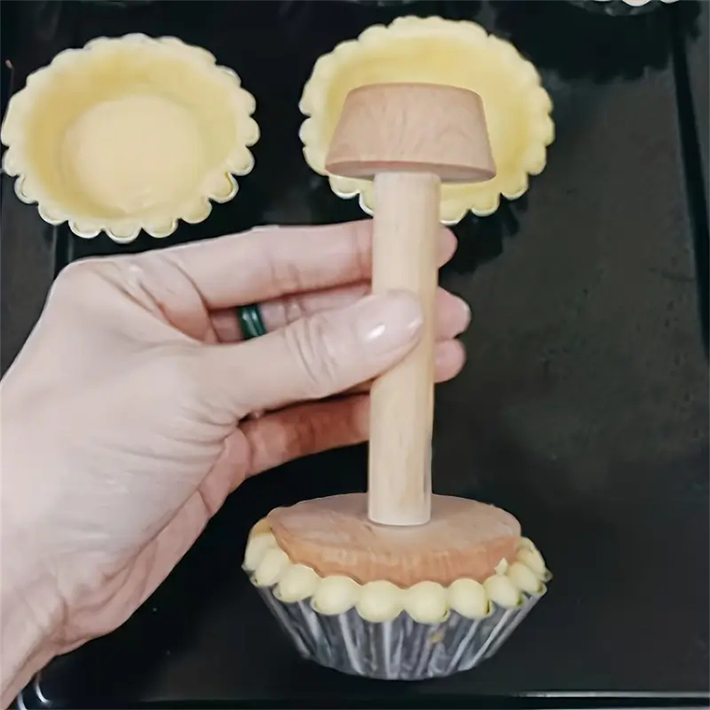 Kitchen Gadgets Design - Premium Holz Ei Torte Form Doppel