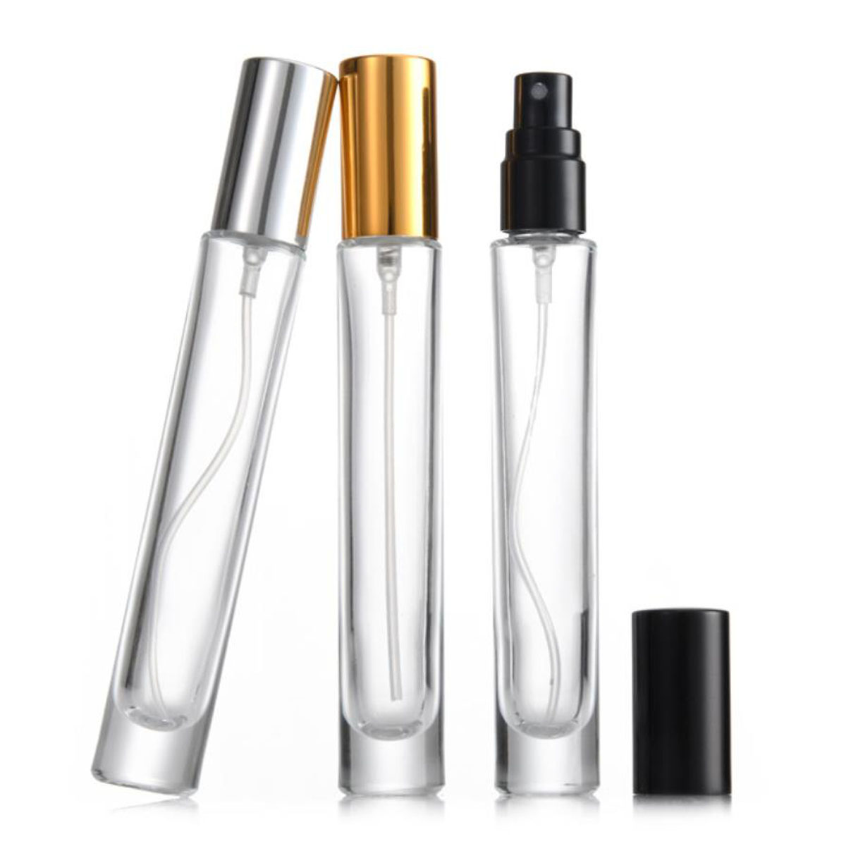 Oil Mister Spray Bottle - 3X 10X 10ML Klare Runde Dicke