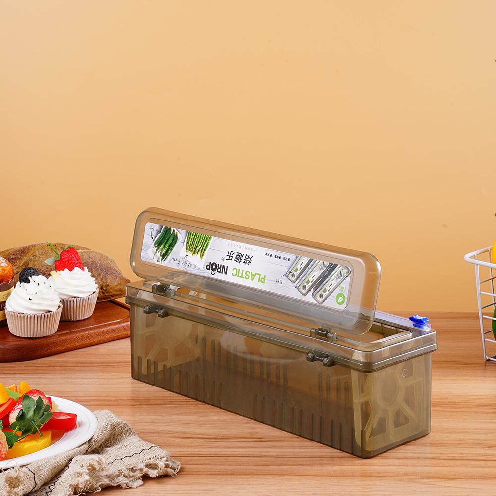 Healthy Kitchen Gadgets - Kunststoff Wrap Dispenser Frischhaltefolie Cutter Küche