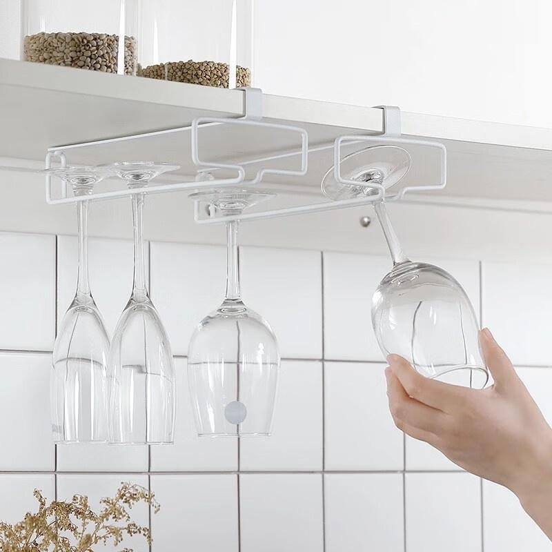 Kitchen Gadgets Cabinet - Weinglashalter aus Metall ohne Bohren –