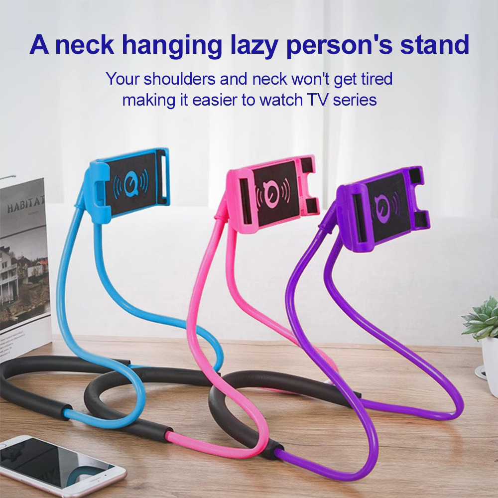 Kitchen Gadgets Easy Life - Halsband-Handyhalterung Flexibler Schwanenhals-Handyhalter 360° Drehbare Tablet-Halterung