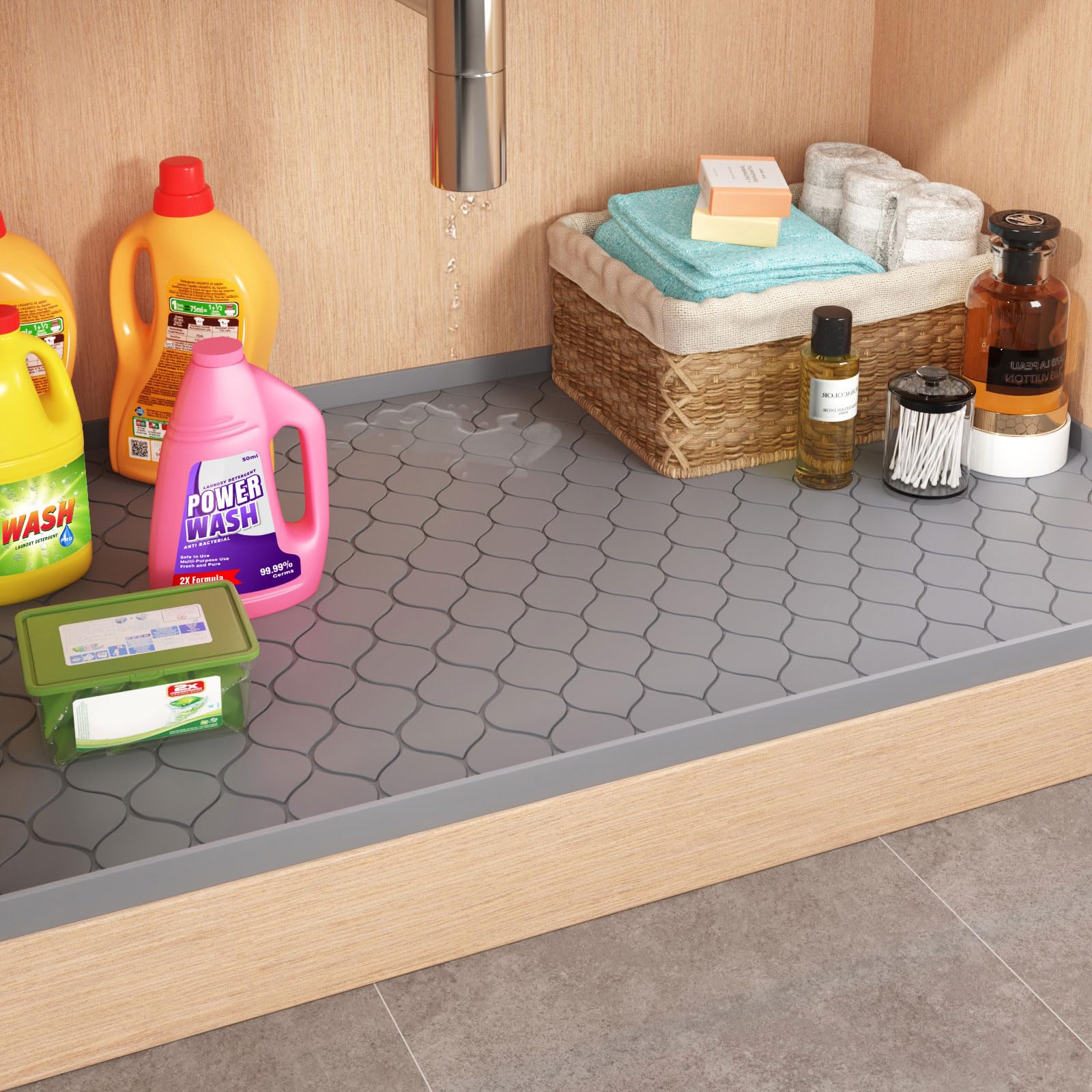 Silikon-Unterwaschbeckenmatte, – Kitchen Gadgets Cabinet Bewertung und Preis