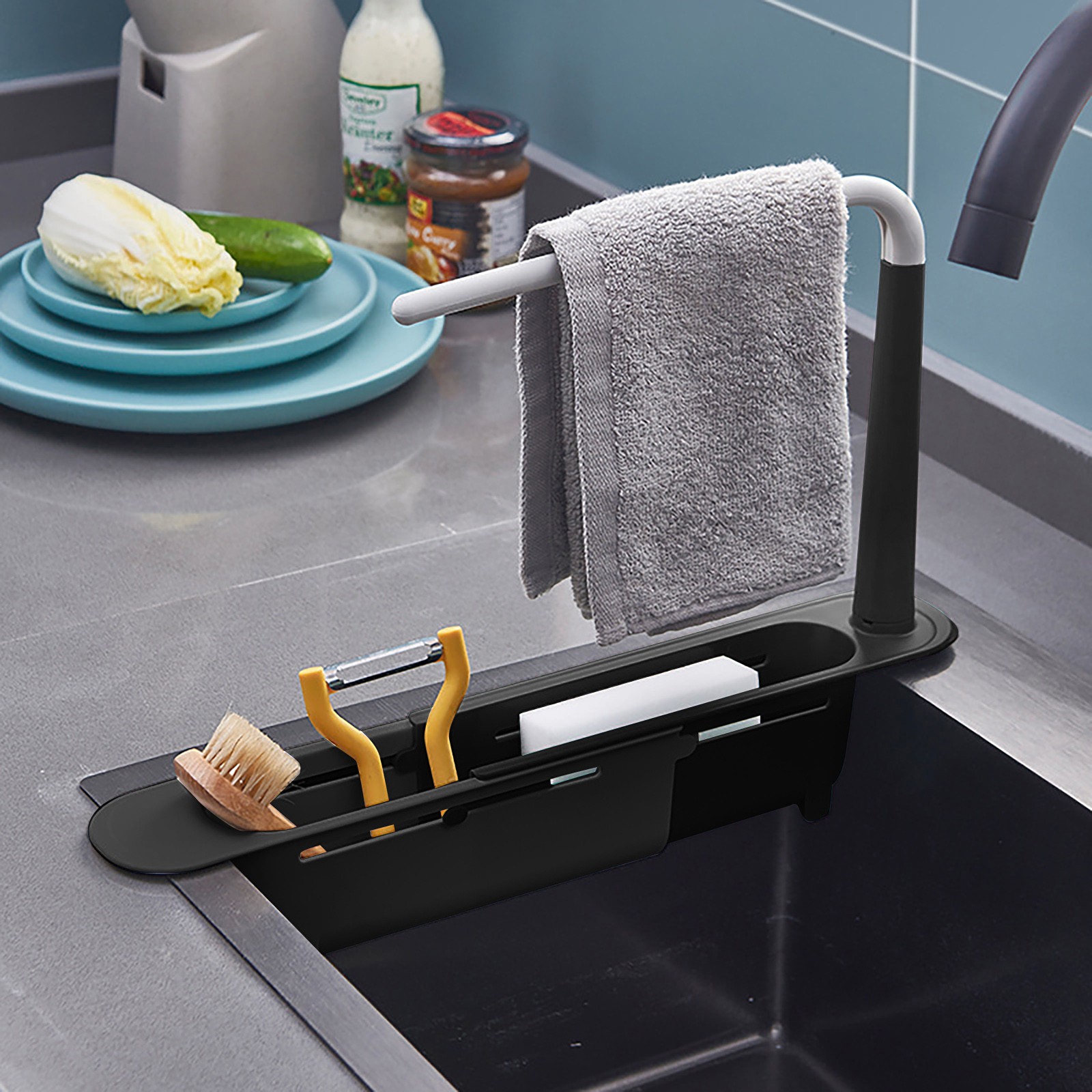 Teleskop Spüle Regal Abtropffl – Healthy Kitchen Gadgets Bewertung und Preis