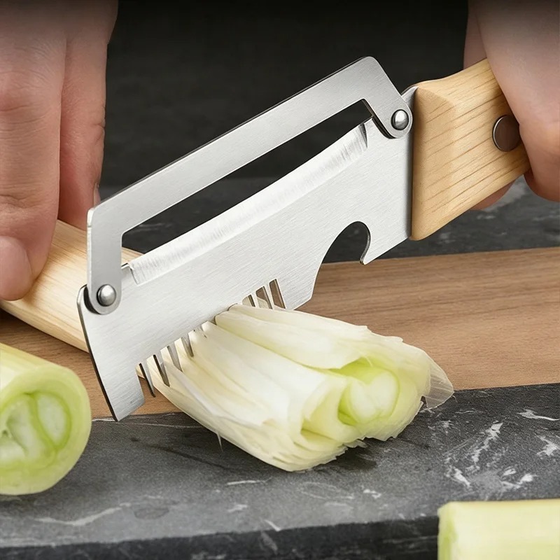 Multifunktionaler Schäler aus  – Household Kitchen Gadgets Vegetable Cutter Silk Cutter Bewertung und Preis