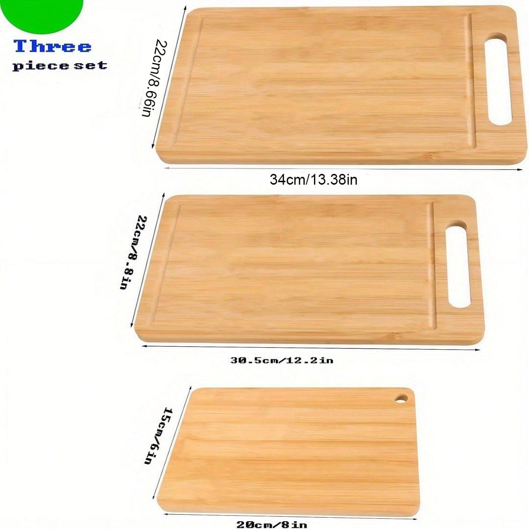 3-teiliges extra großes Küchen – Bamboo Cutting Board Bewertung und Preis