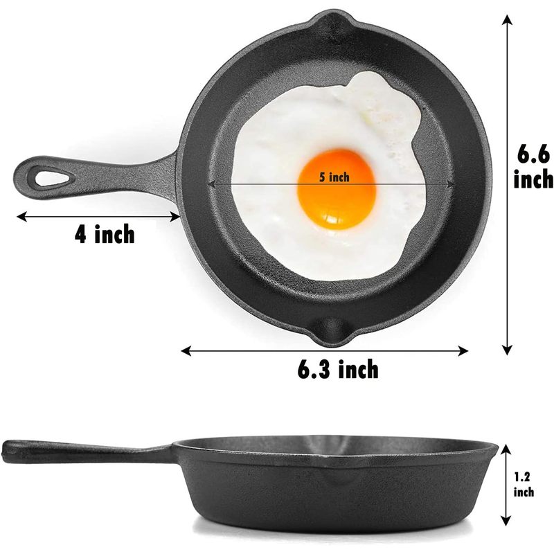 6-Zoll-Gusseisenpfanne, Bratpf – Cast Iron Skillet Bewertung und Preis