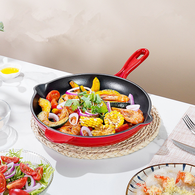 Emaillierte Gusseisen pfanne E – Cast Iron Skillet Bewertung und Preis