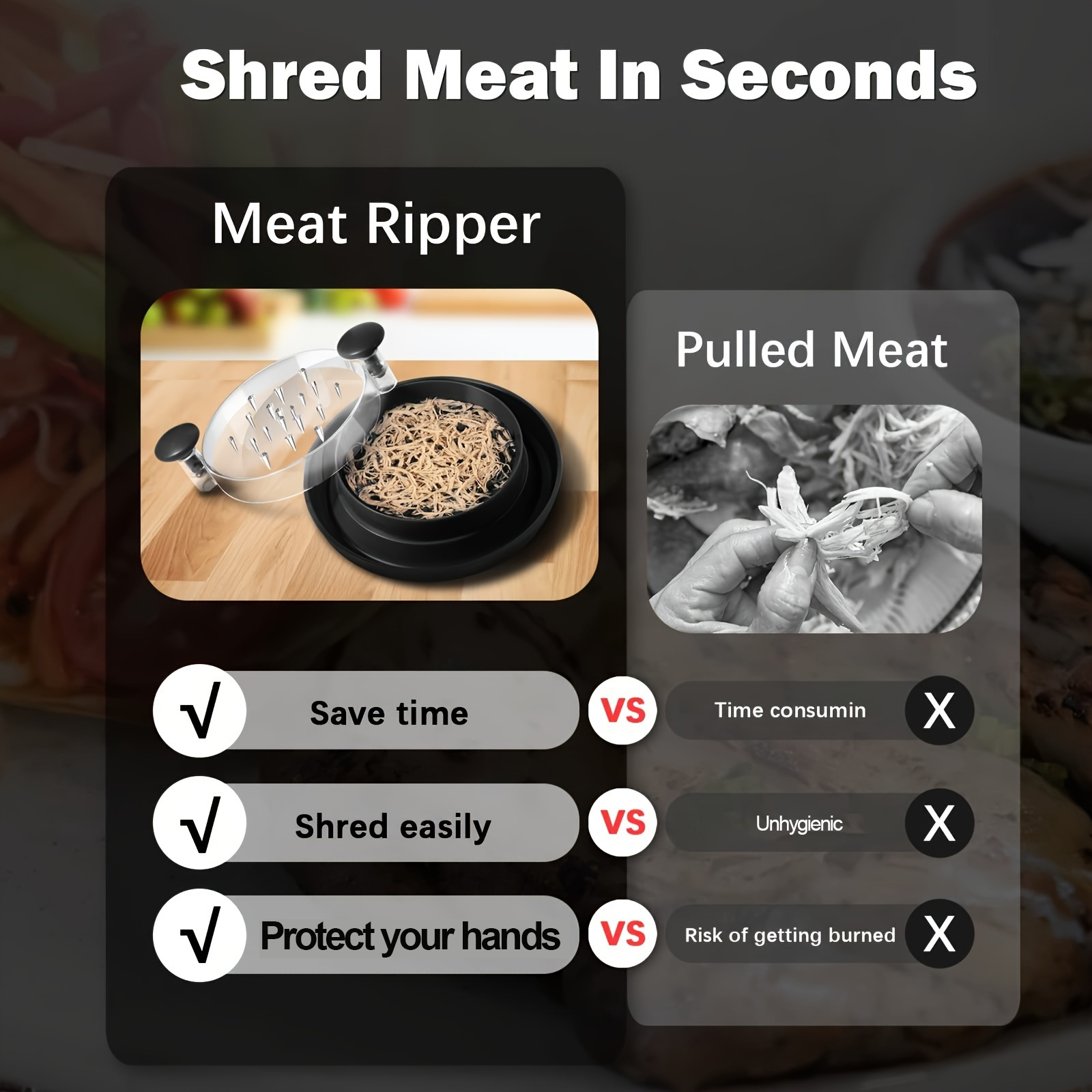 Fleischzerkleinerer mit Drehfu – Kitchen Gadgets Modern Bewertung und Preis
