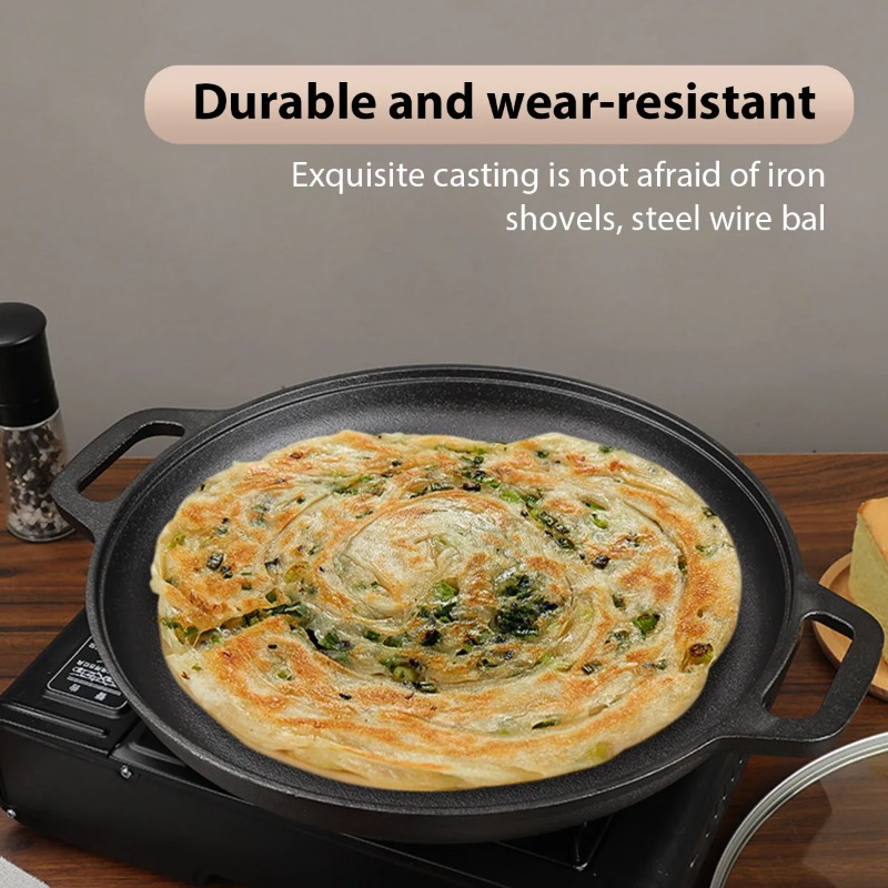 Gusseisen-Bratpfanne, unbeschi – Cast Iron Skillet Bewertung und Preis